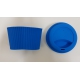 Nakładki i opaski silikonowe na kubek niebieskie